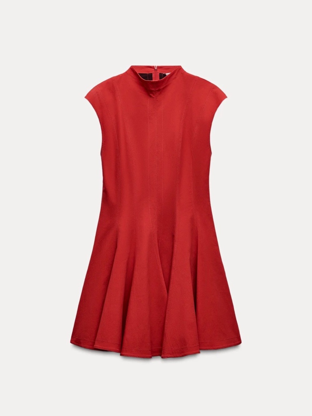 ZARA Red Mini Dress Size S – New With Tags ❤️